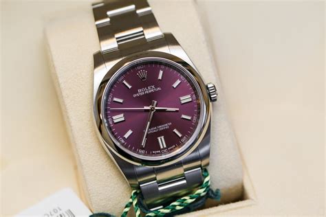 rolex grape dial review|Rolex op 36mm black dial.